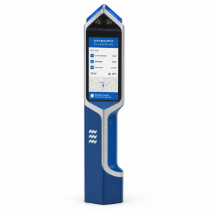 Custom Outdoor Digital Bus Stop Sign with IP65 Waterproof Design Durable for Smart Public Transportation
