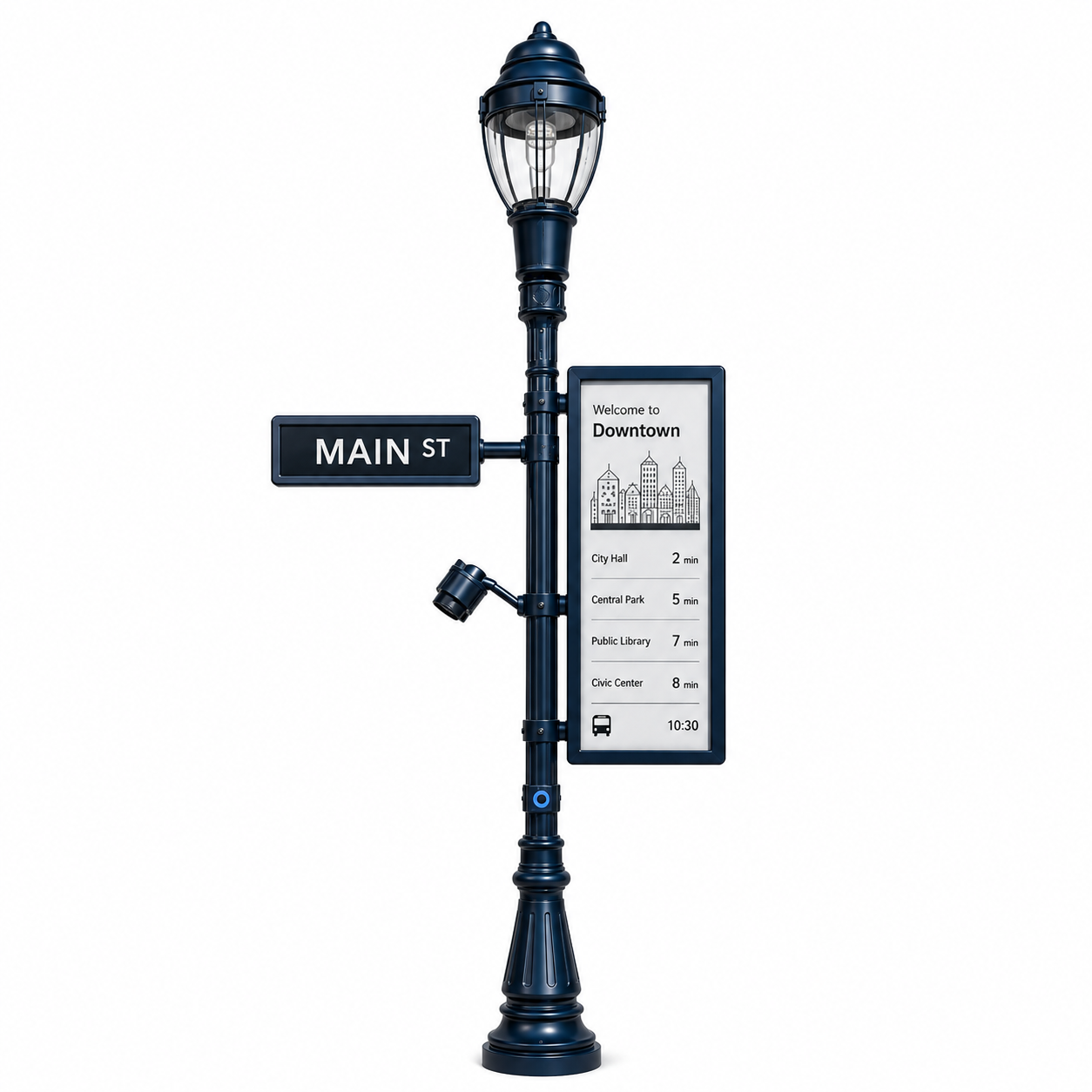 GTFS Support Customized E-Ink Bus Stop Display with Modern Waterproof Design Durable Featured Image