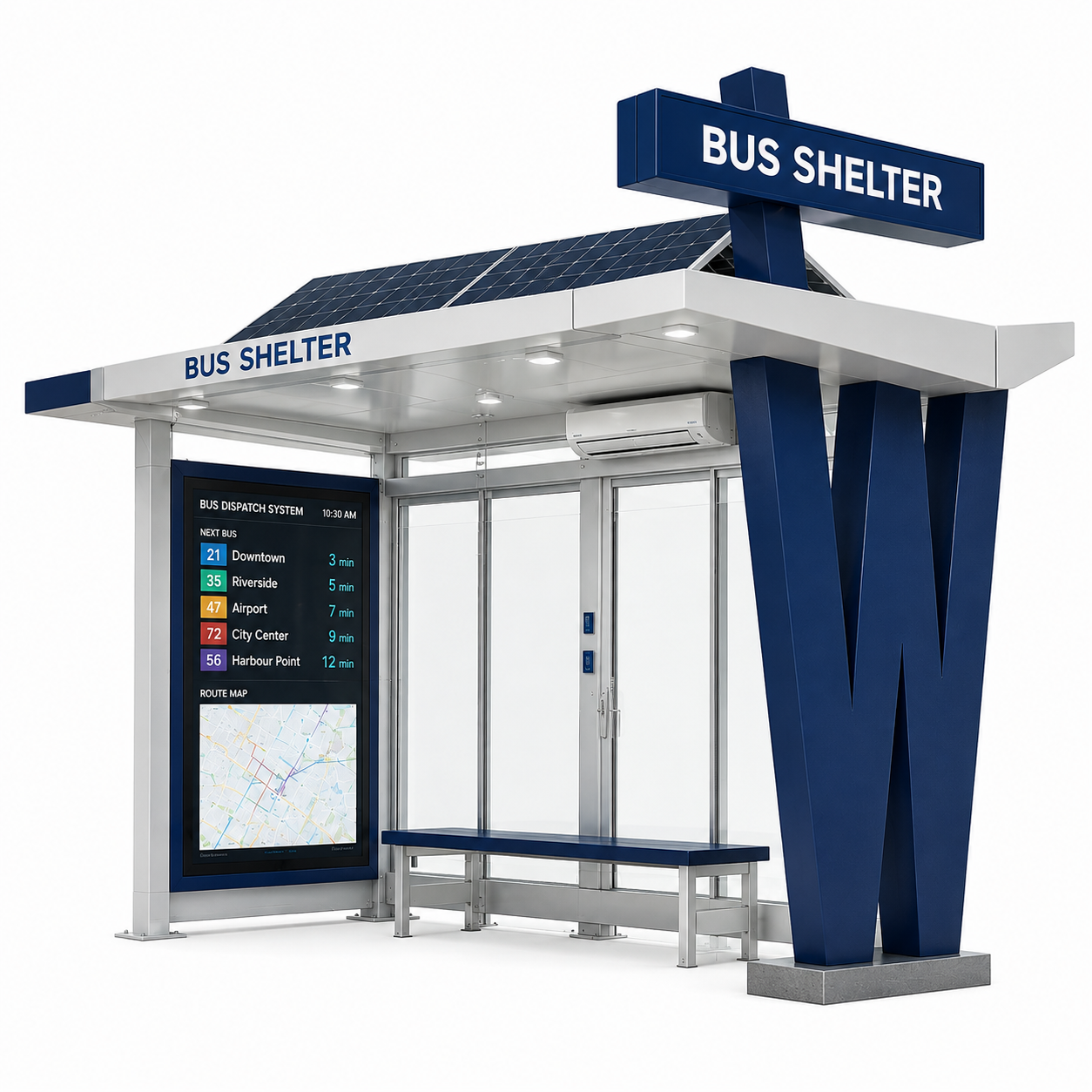 Customized Outdoor Stainless Steel Bus Shelter with Modern Design and Smart Functions Manufacturer Featured Image