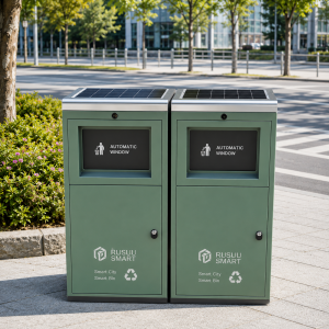 Customized Smart Rubbish Bin with Color Shape Capacity and Branding Options