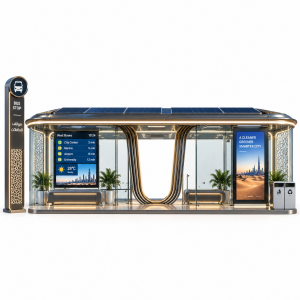 Regional Style Customization Air-Conditioned Enclosed Bus Shelter for Urban Bus Stops and Transit Stations in Hot Weather