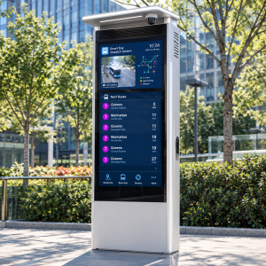 Custom Outdoor Touch Screen Digital Sign with Waterproof and Durable Design for Wayfinding Advertising Welcome Displays