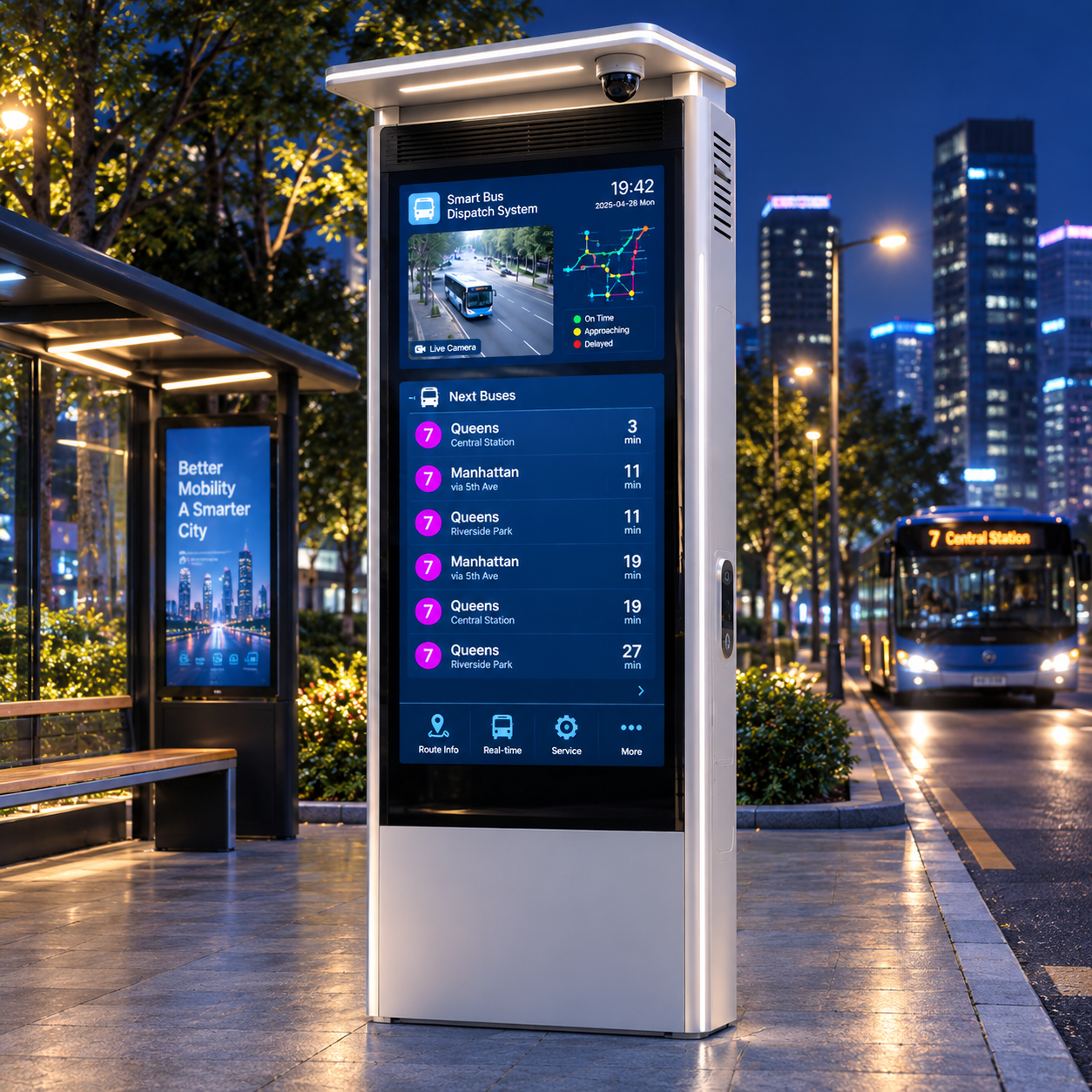 Custom Outdoor Touch Screen Digital Sign with Waterproof and Durable Design for Wayfinding Advertising Welcome Displays Featured Image