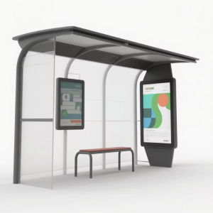 Bus shelter solar