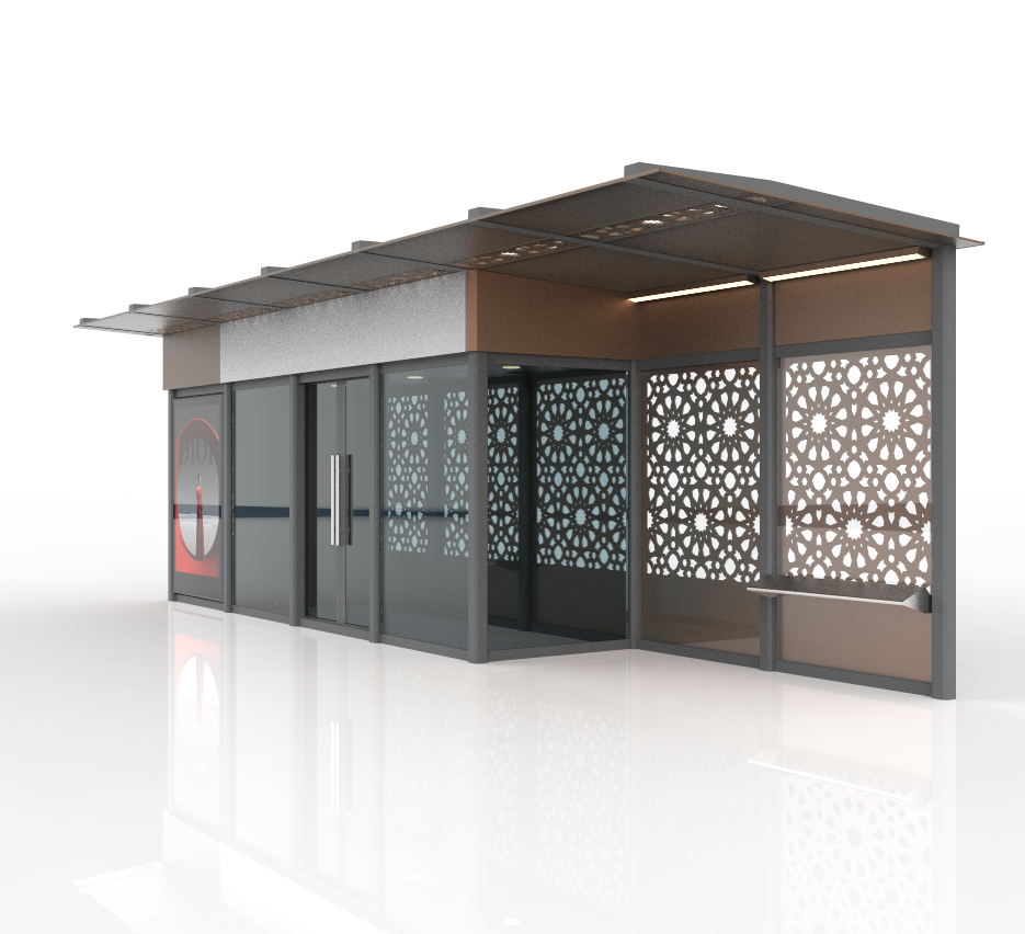 Smart Air Conditioned Bus Shelter 