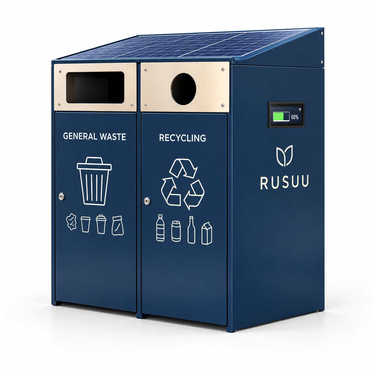 Touchless Outdoor Smart Trash Can with Automatic Motion Sensor Lid for Streets Parks and Municipal Public Areas Manufacturer Featured Image