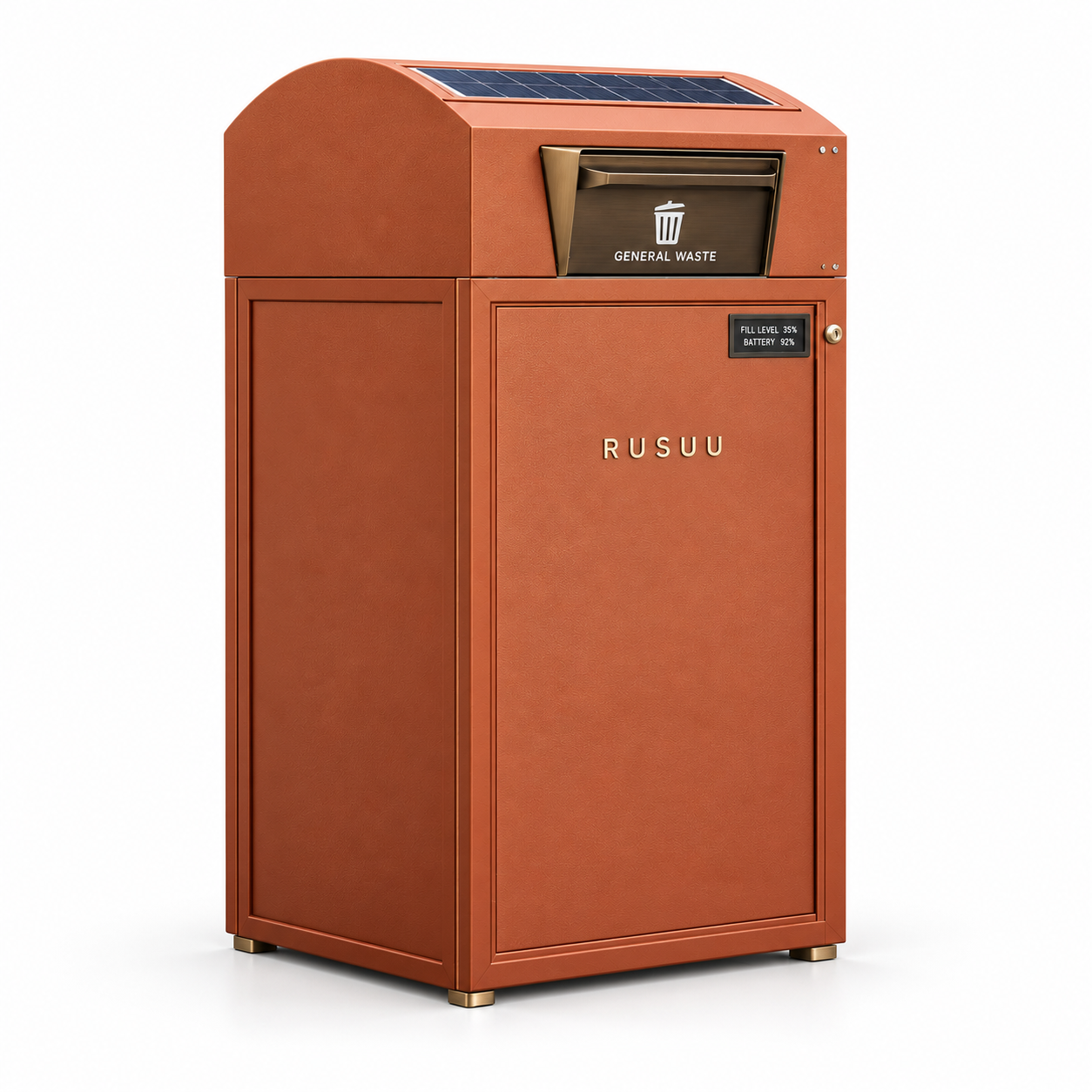 Heavy Duty Smart Waste Bin Weatherproof Anti Corrosion Street Litter Bin for Municipal Parks and Smart Cities Supplier Featured Image