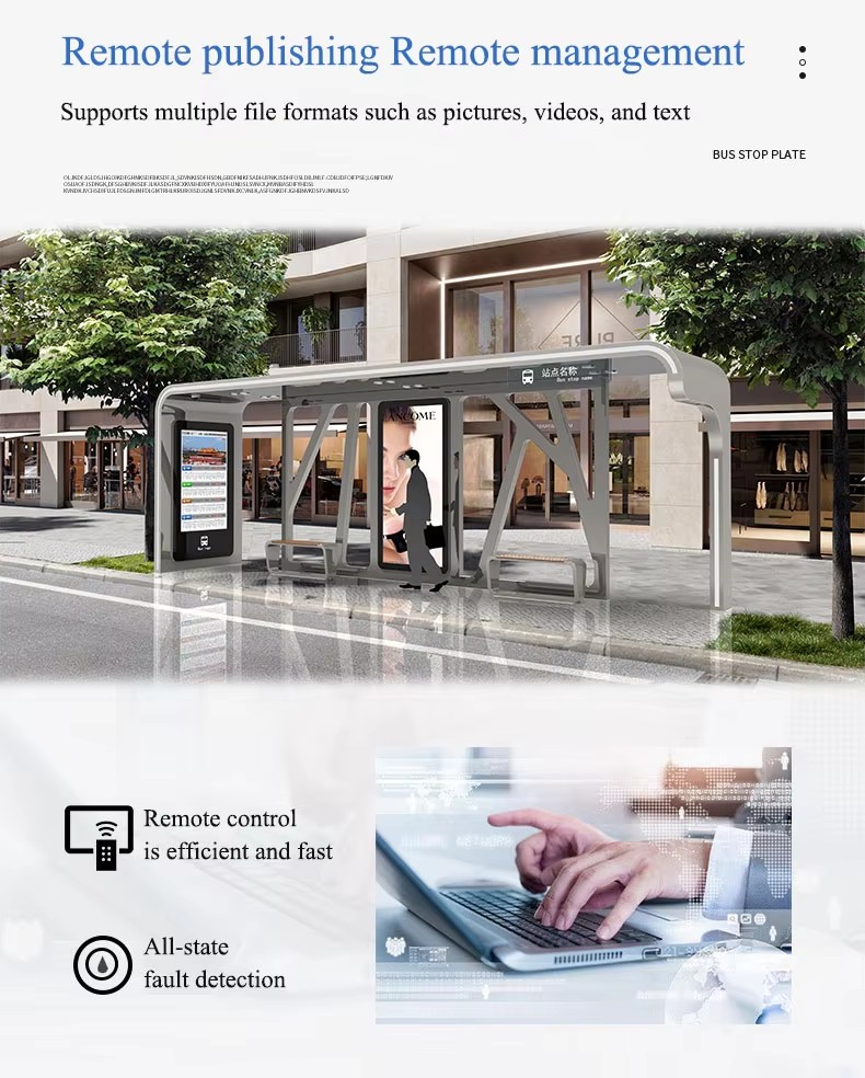 Electronic Bus Stop Sign Software Management Platform
