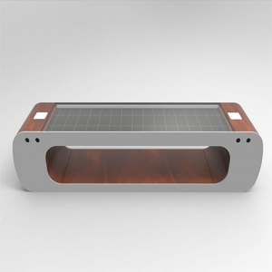 Bluetooth Music Display Smart WIFI Outdoor Solar Mobile Charging Bench for Garden