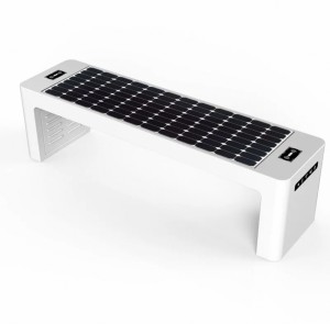 Outdoor Garden Park Street Advertising Phone Wireless Charging bluetooth WIFI Solar Smart Bench