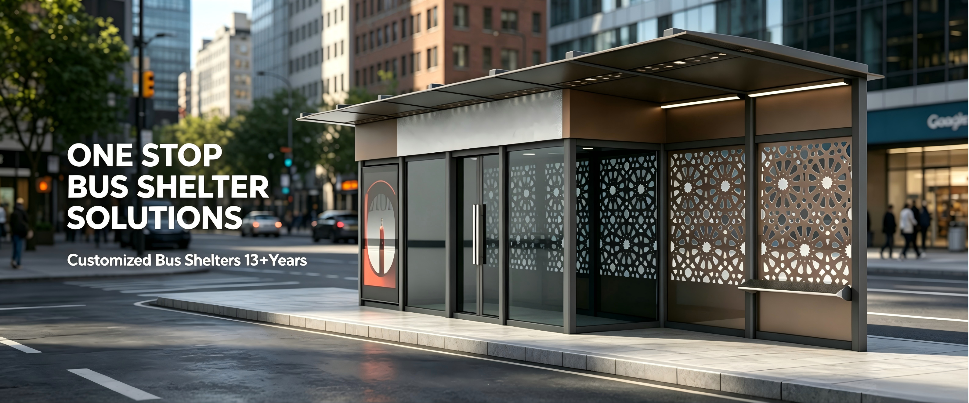 Smart bus shelter