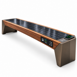 Durable Solar Powered Smart Bench with USB Wireless Charging for Parks Public Spaces and Smart City Projects Manufacturer