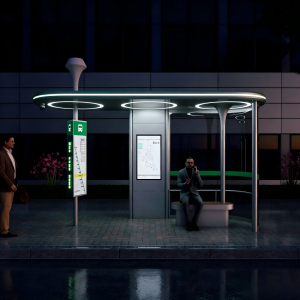 Solar Bus Stop Shelter