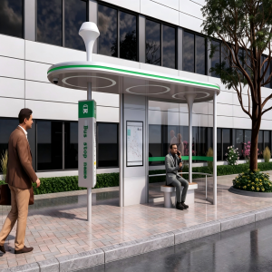 Solar Bus Stop Shelter